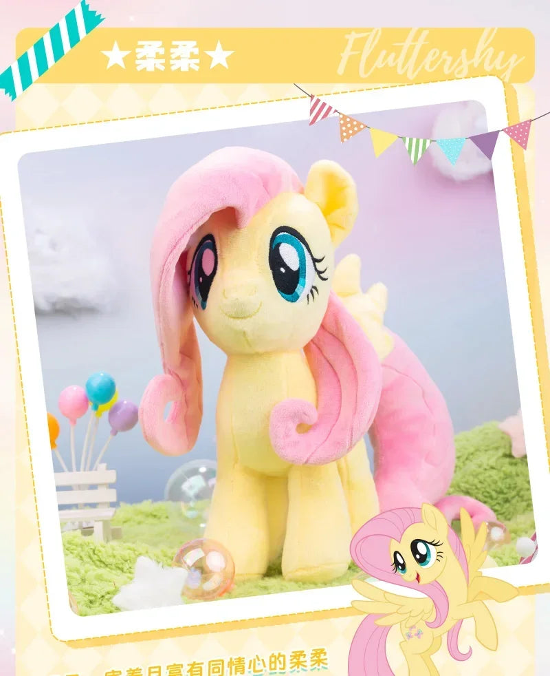 35/30CM My Little Pony Plush Toys Twilight Sparkle Pinkie Pie Fluttershy Rainbow Dash Soft Stuffed Unicorn Toys for Kids Gift