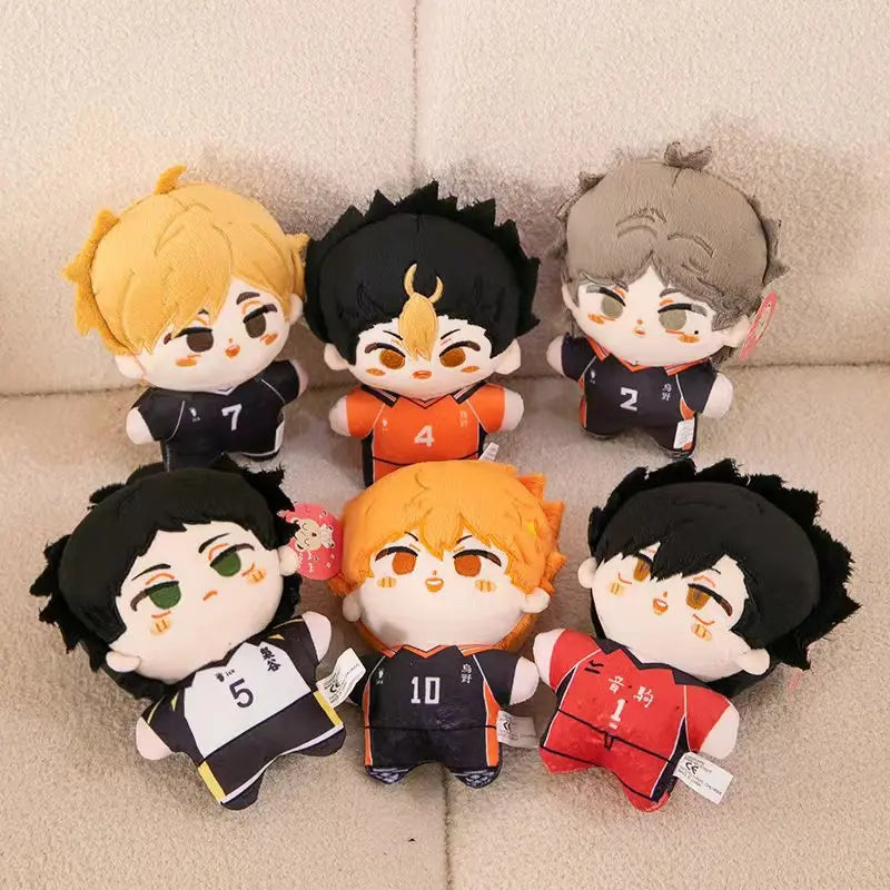 20cm Kawaii Haikyuu Plush Toy Volleyball Stuffed Anime Doll Hinata Shoyo Tobio Kageyama Yu Nishinoya for Fans Kids Birthday Gift