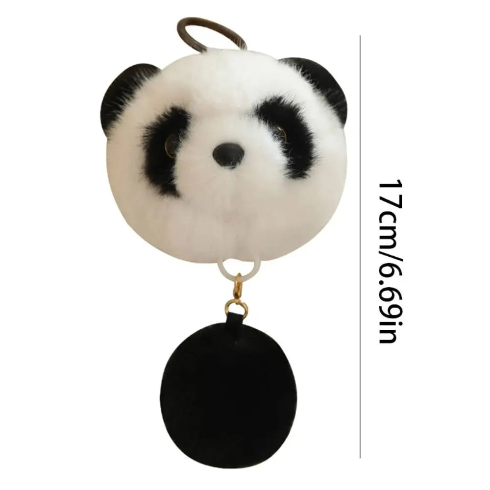 Cartoon Red Panda Plush Keyring Plush Stuffed Toys Pulling Tail Panda Plush Pendant Cute Animal Red Panda Plushies Pendant Kids