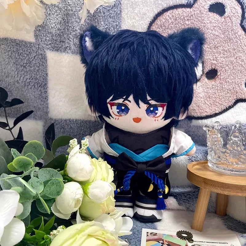 Anime Genshin Impact Plush Wanderer Kinich Scaramouche Xiao Venti Cotton changing doll Stuffed Animals Kids toy gifts Clothing