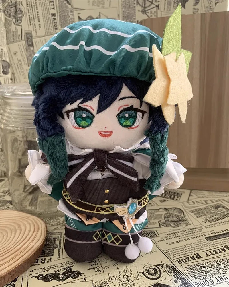 Anime Genshin Impact Plush Wanderer Kinich Scaramouche Xiao Venti Cotton changing doll Stuffed Animals Kids toy gifts Clothing