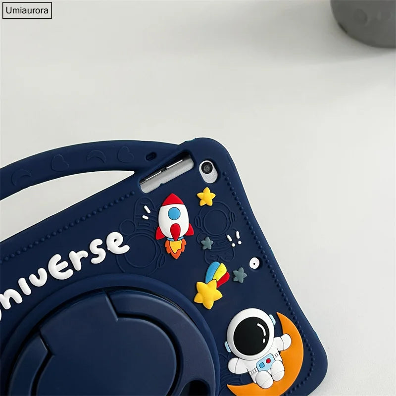 Cartoon Kids Cases For Huawei Matepad Pro 11 10.8 10.4 T10 T10S Mediapad T5 M5 Lite 8.0 10 10.1 Tablet Silicon Cover Stand Funda