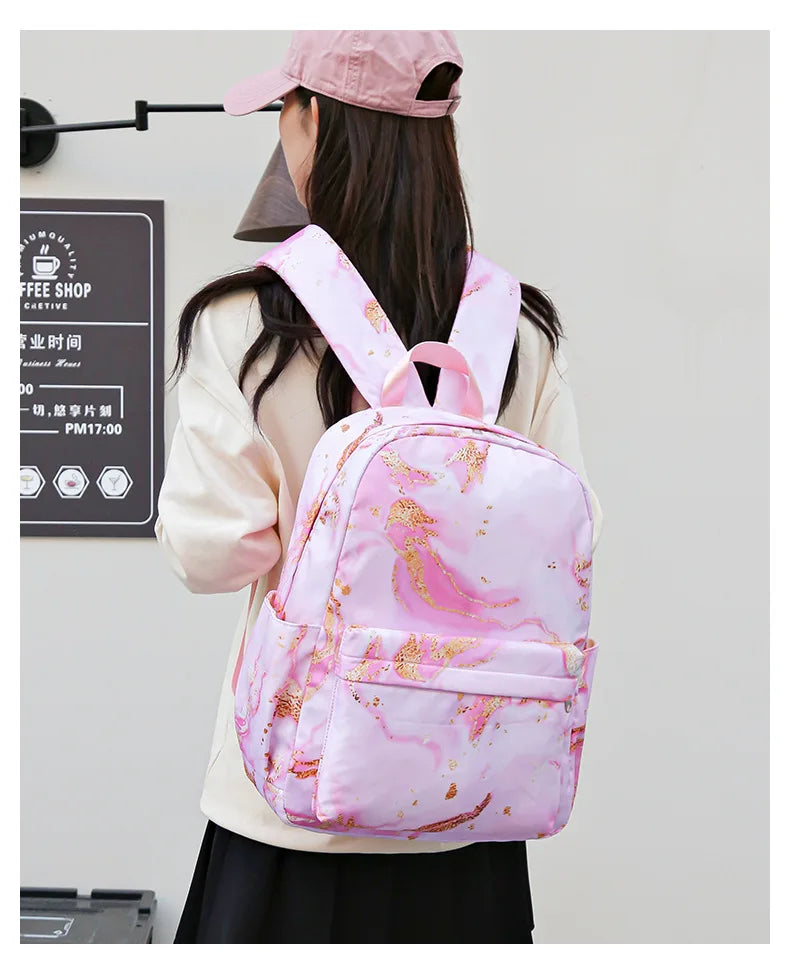 3pcs Movie Kpop Demon Hunters Backpack Lunch Bag Pencil Case Set Student Anime Fashion Schoolbag Pen Case Bento Pouch Suit Gifts