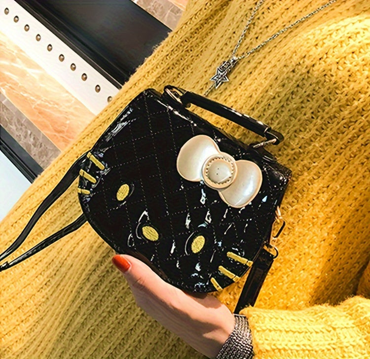 1pc Sanrio New Hello Kitty Crossbody Bag, Casual Versatile Shoulder Purse Fashion Phone & Earphone Pouch Handbag Birthday Gift for Daily Commute, Mini Handbag, Small Handbags for, Purse for, Novelty Purse, Mini Crossbody Bag,