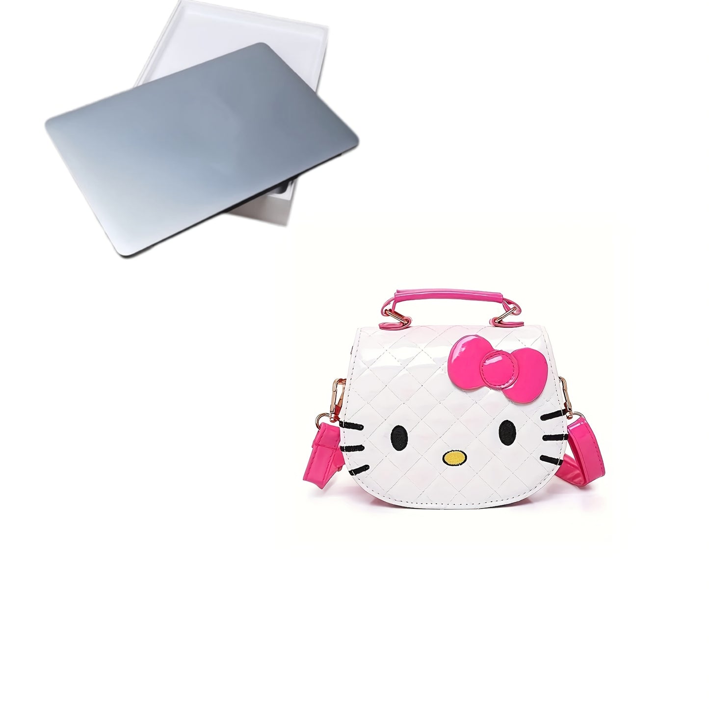1pc Sanrio New Hello Kitty Crossbody Bag, Casual Versatile Shoulder Purse Fashion Phone & Earphone Pouch Handbag Birthday Gift for Daily Commute, Mini Handbag, Small Handbags for, Purse for, Novelty Purse, Mini Crossbody Bag,